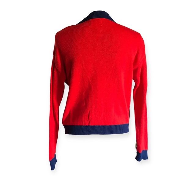 Roses Argle Cardigan Sweater by Arizona - Picture 5 of 5